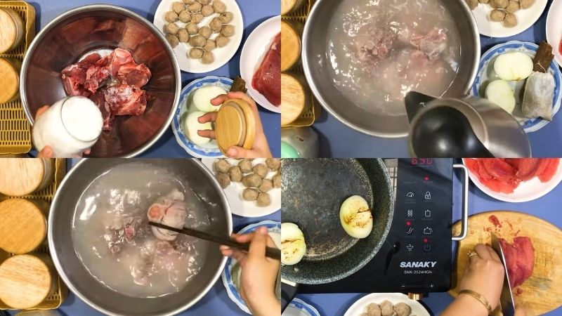 Chuẩn bị nước dùng